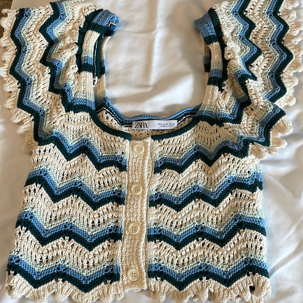Zara Crochet Tank